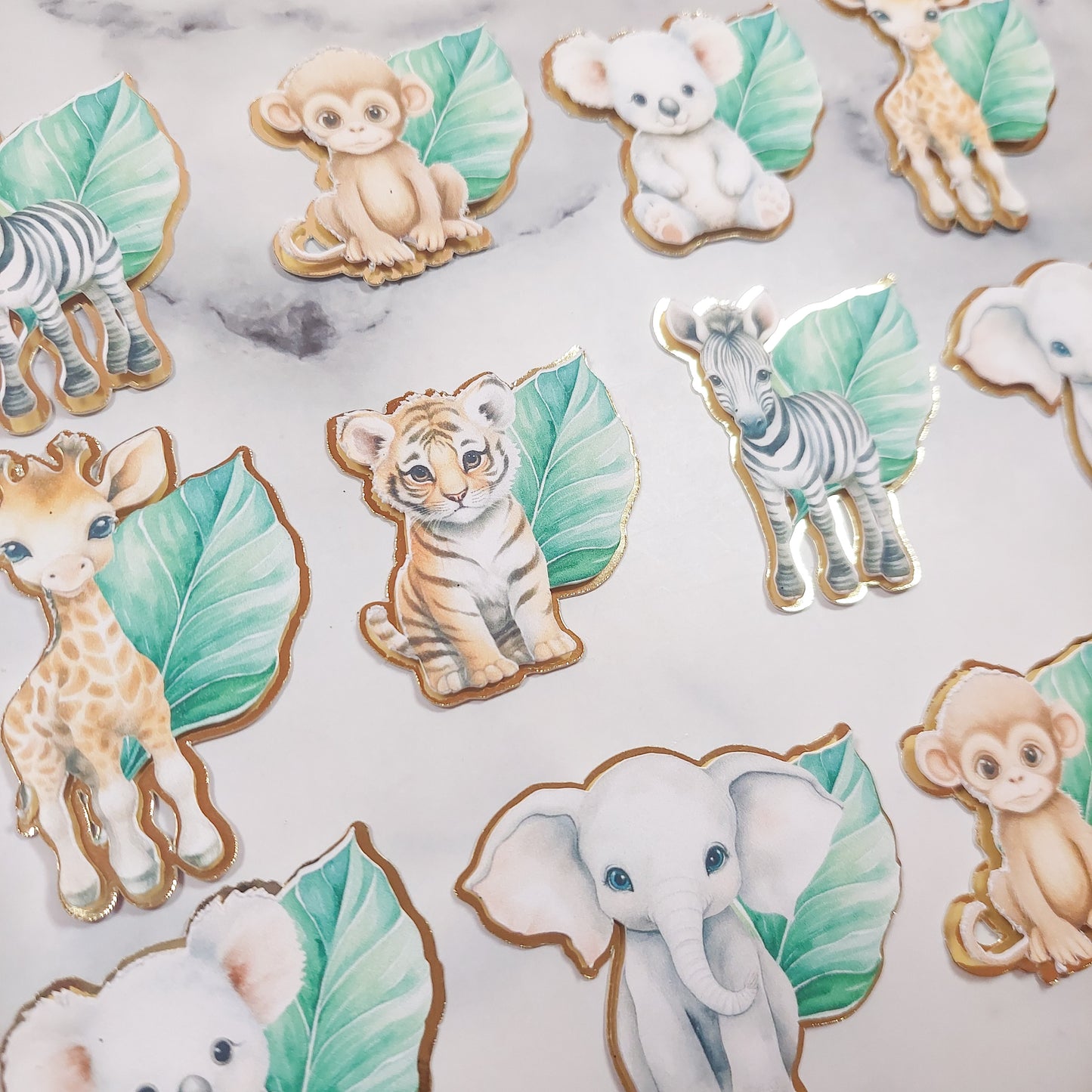 Animal Card Cupcake Toppers