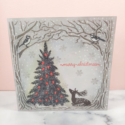 Hand Stamped Christmas Card 2024 #3