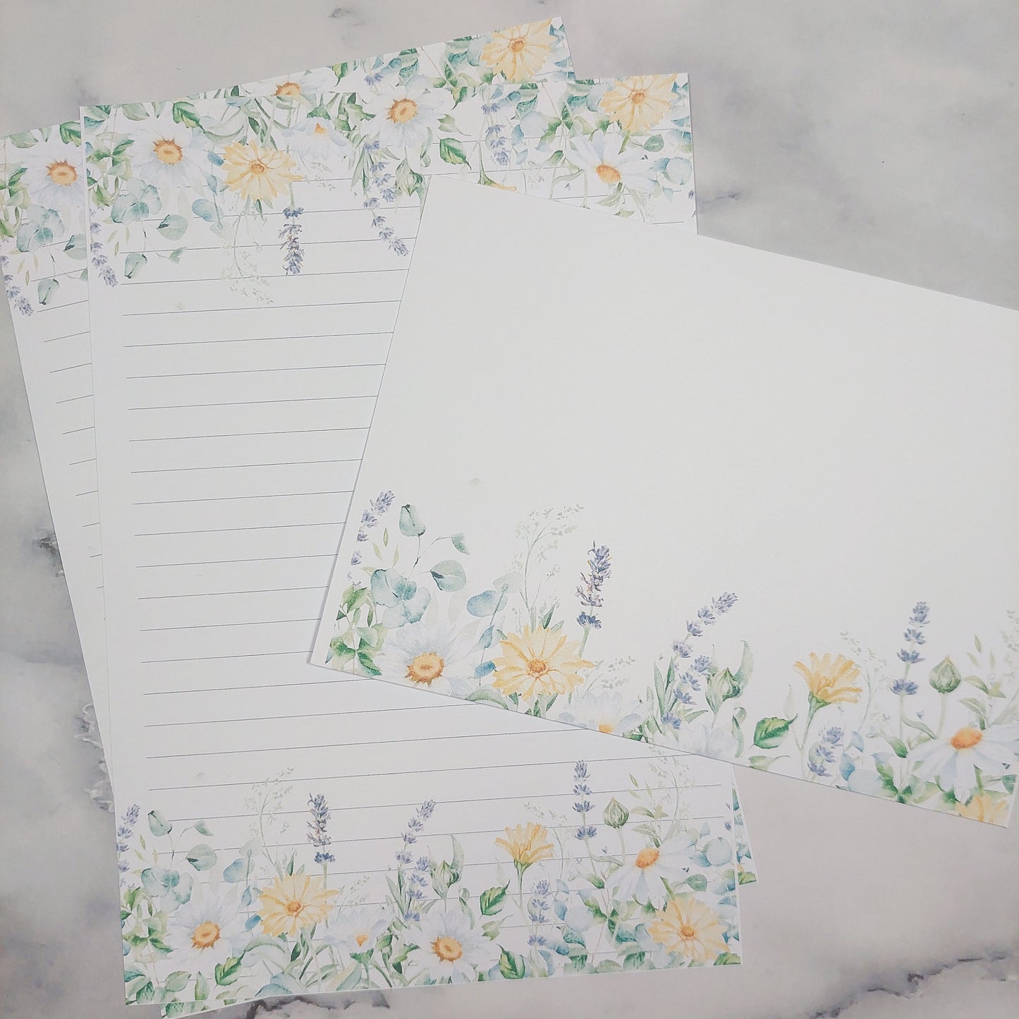 Floral #1 Writing Paper Set