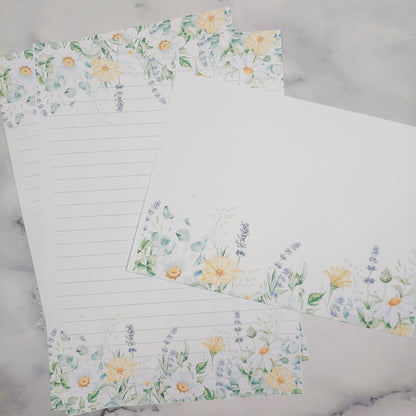 Floral Writing Paper Sets