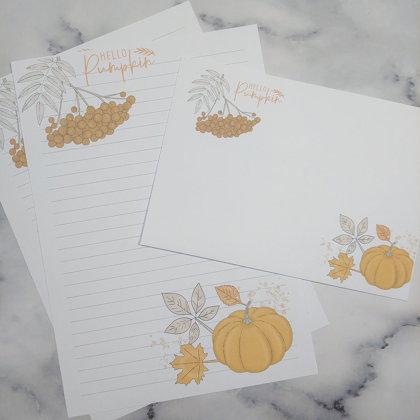 Autumn Writing Paper Set