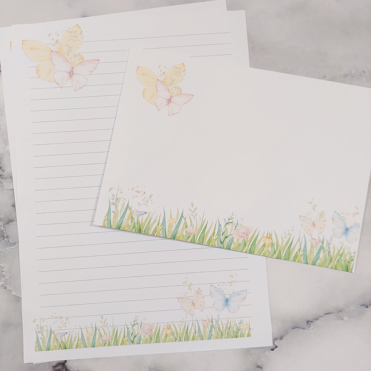 Butterfly Garden Writing Paper Set