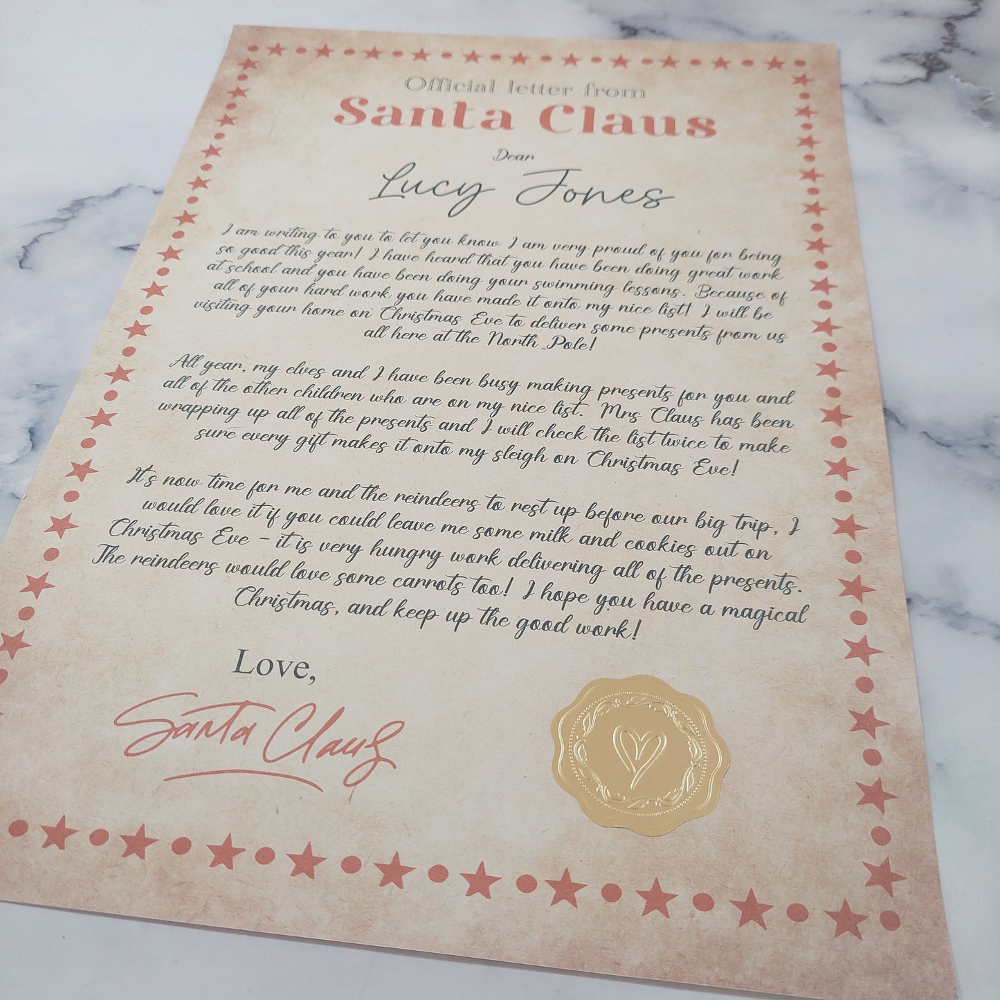 Personalised Letter from Santa