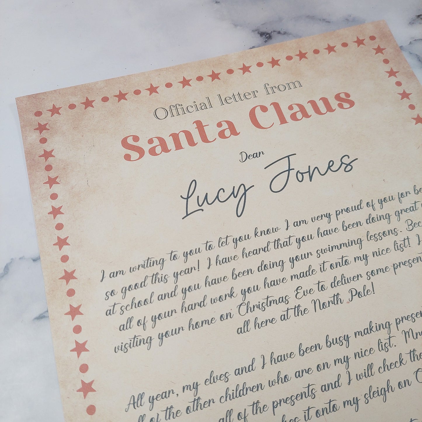 Personalised Letter from Santa