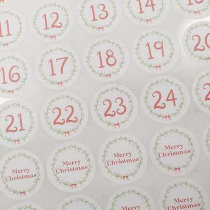 Christmas Advent Stickers #3