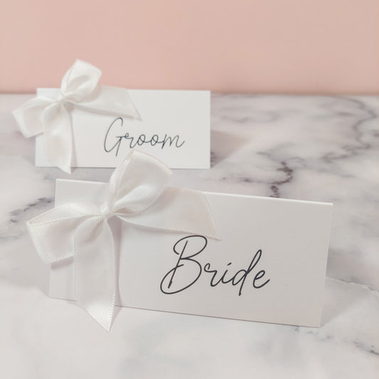 Bow Name Place Card