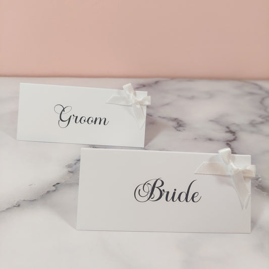 Mini Bow Name Place Card