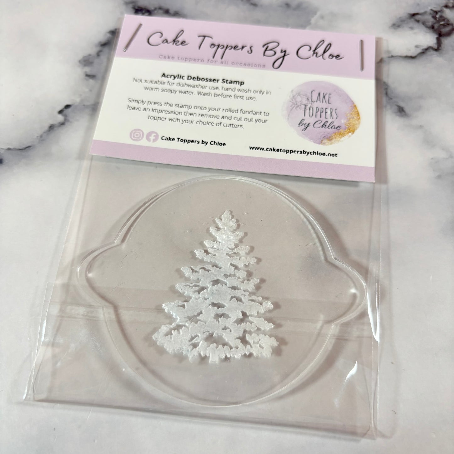 Christmas Tree Debosser Stamp