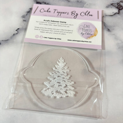 Christmas Tree Debosser Stamp