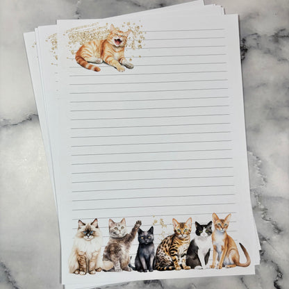 Cats & Coffee Writing Paper Sets