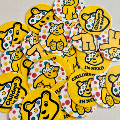 Children In Need Icing Sheet Cupcake Toppers