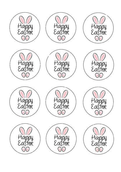 Easter Icing Sheet Cupcake Toppers #9