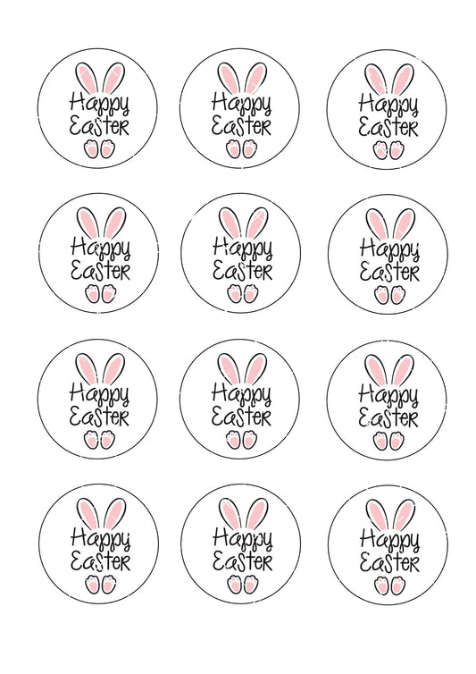 Easter Icing Sheet Cupcake Toppers #9