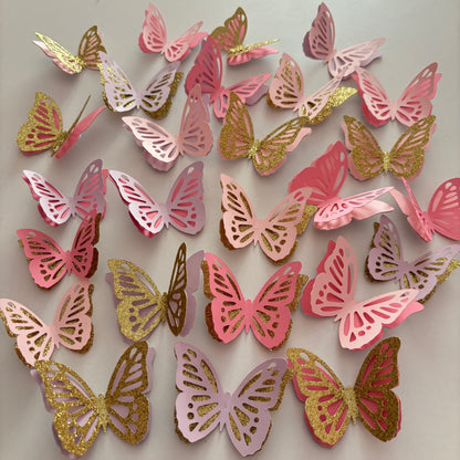 Beautiful Butterfly Topper Set