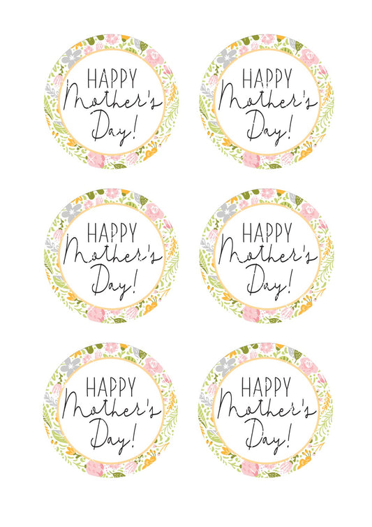 Mother's Day Icing Sheet Cookie Toppers #7