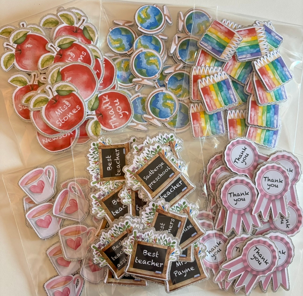 Teacher Appreciation Cupcake Topper Set