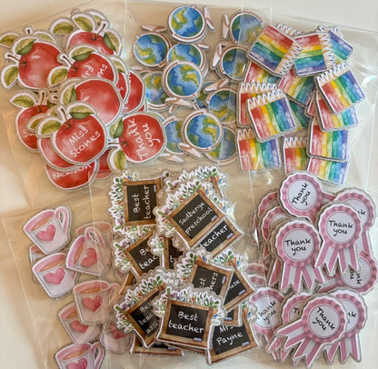 Teacher Appreciation Cupcake Topper Set