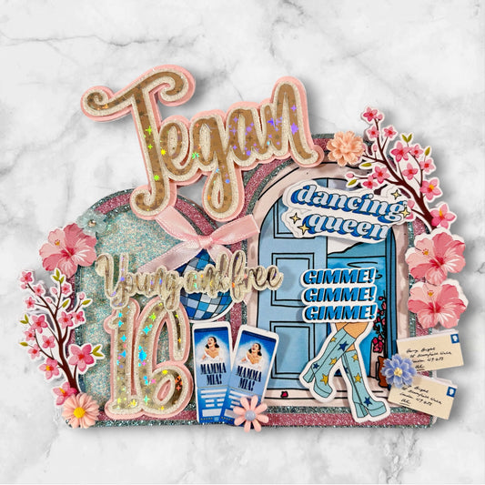Mamma Mia Multi Layer Show Stopper Card Cake Topper