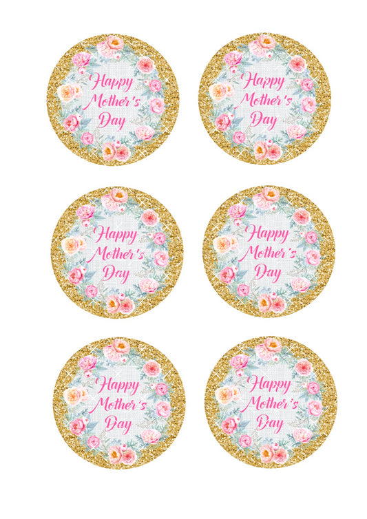 Mother's Day Icing Sheet Cookie Toppers #4