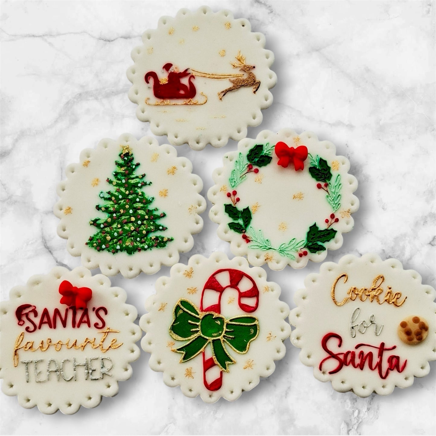 Cookie For Santa Debosser Stamp