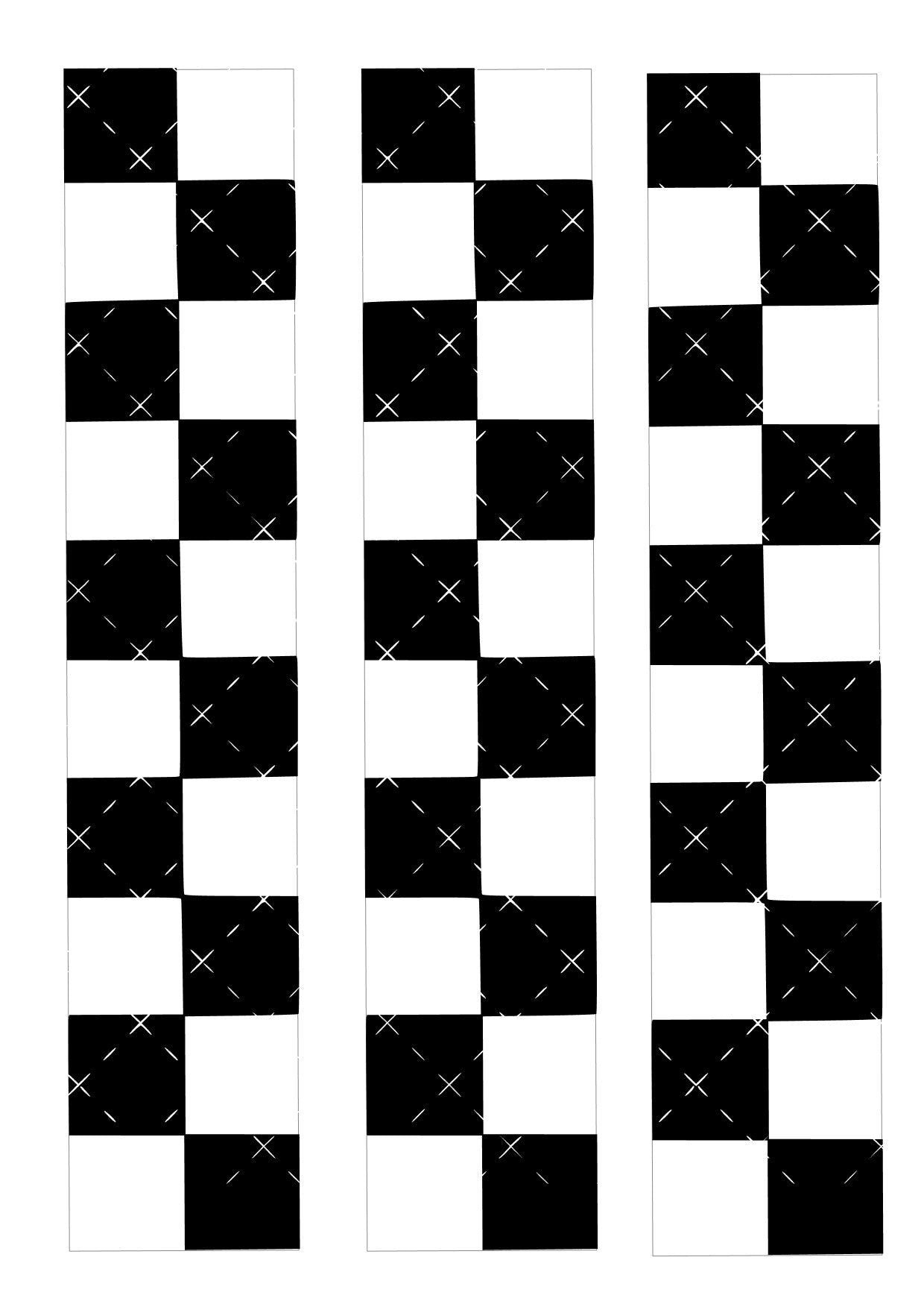 Checkered Flag Ribbon Icing Sheet