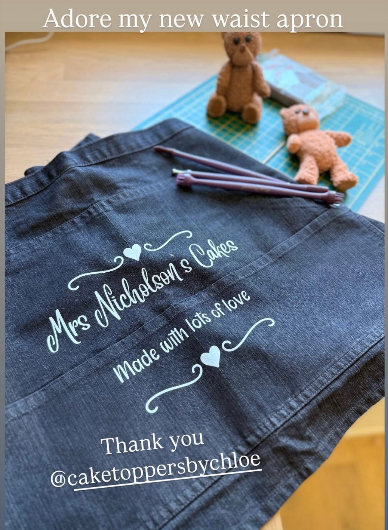 Personalised Denim Waist Apron