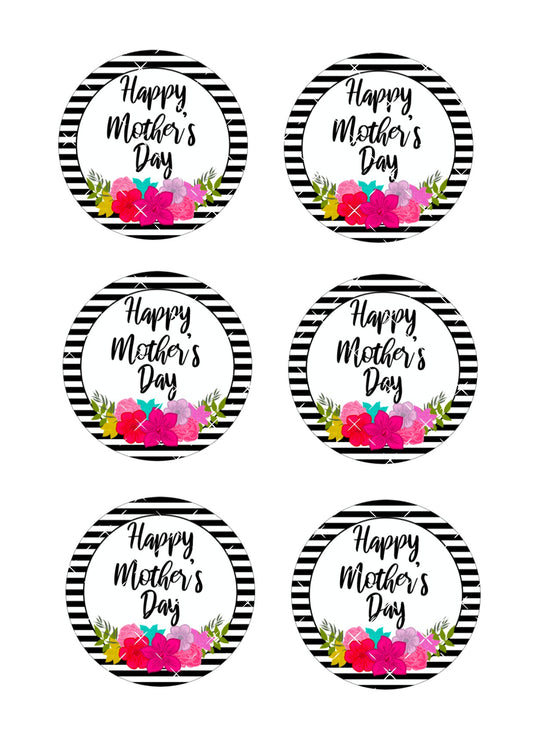 Mother's Day Icing Sheet Cookie Toppers #1