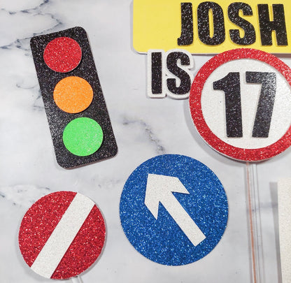Learner Driver #3 Cake Topper Set
