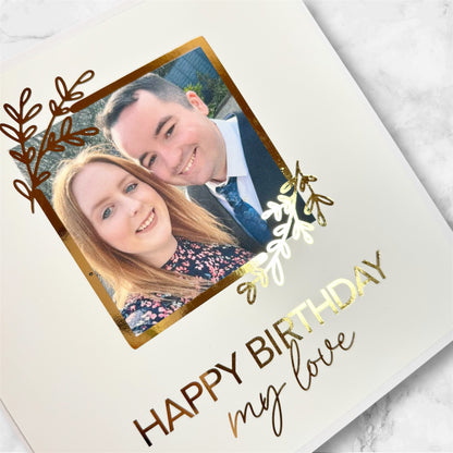 Foliage Photo Foil Card