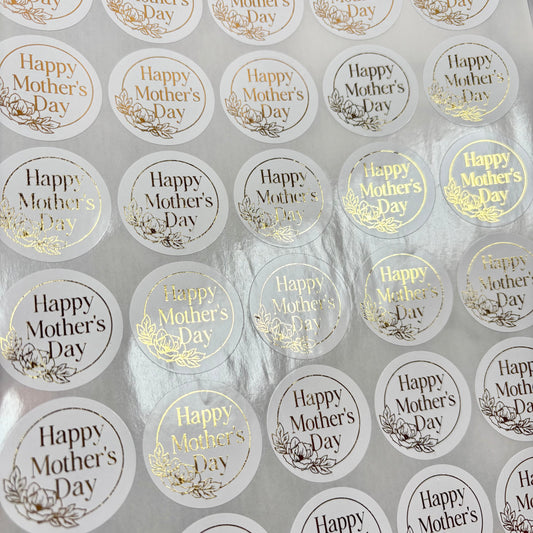 Sale Foil Sticker Sheet Happy Mother’s Day