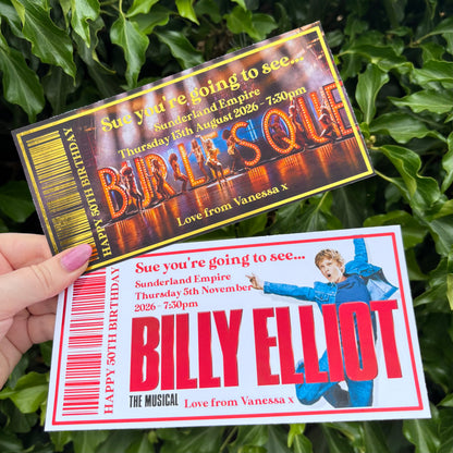 Foil Gift Ticket