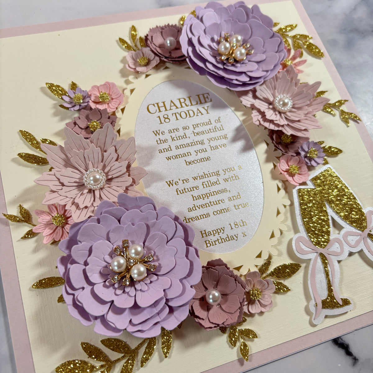 Frameable Floral Card