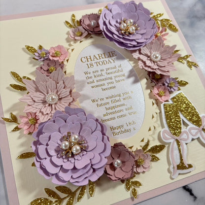 Frameable Floral Card