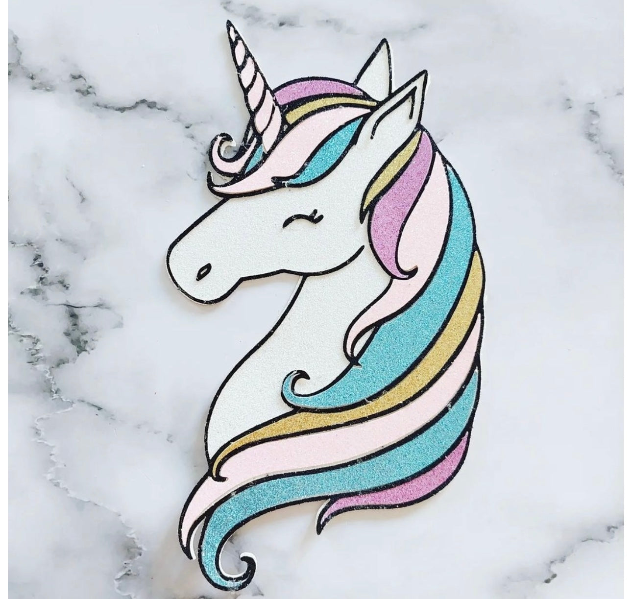 Large Unicorn Card Charm