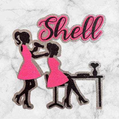 Hairdressing Card Topper Set