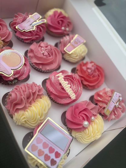 P Louise Card Cupcake Topper Set
