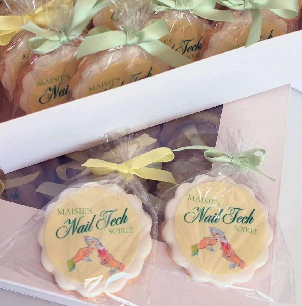 Logo Cupcake Toppers Icing Sheets / Wafer Card