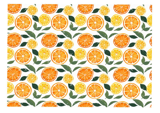 Orange Citrus Icing Sheet Wrap