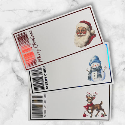 Generic Christmas Foil Gift Ticket
