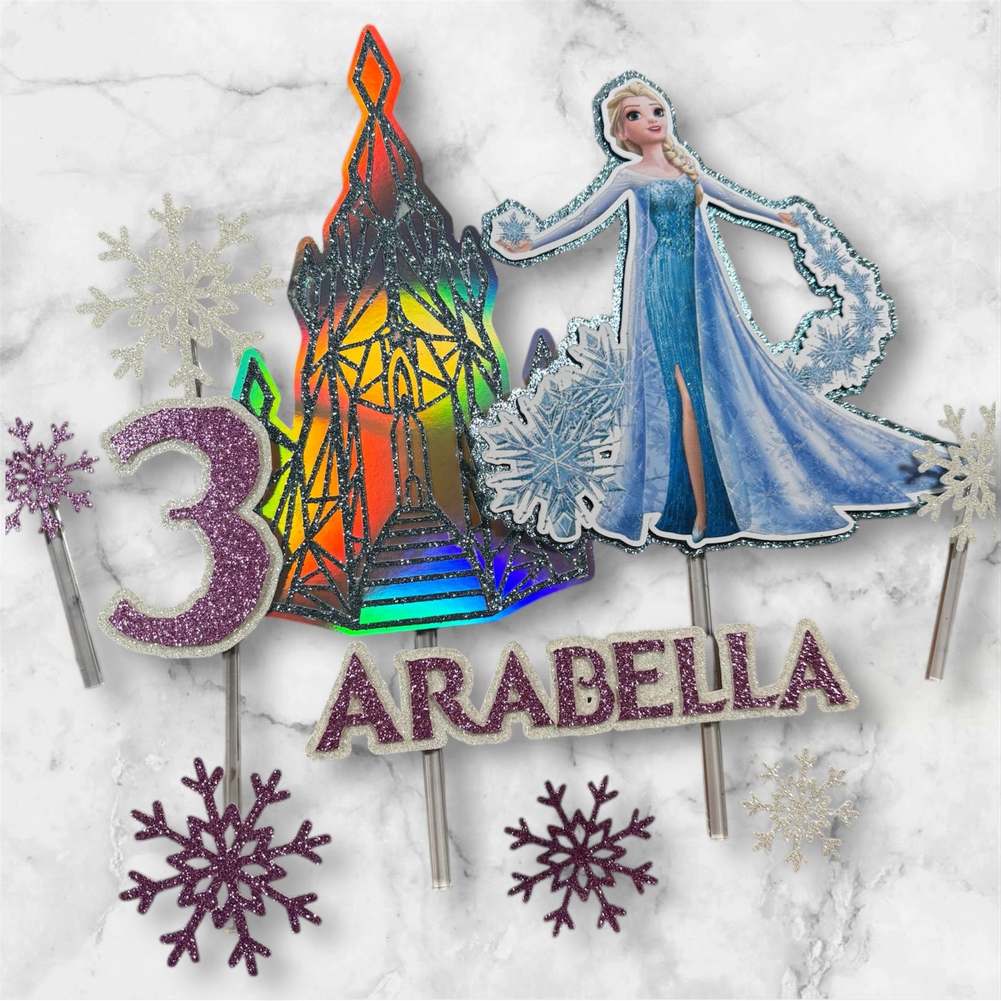 Holographic Castle Topper/Set