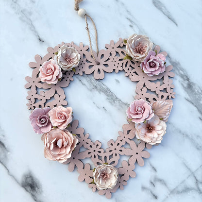 Floral Hanging Heart