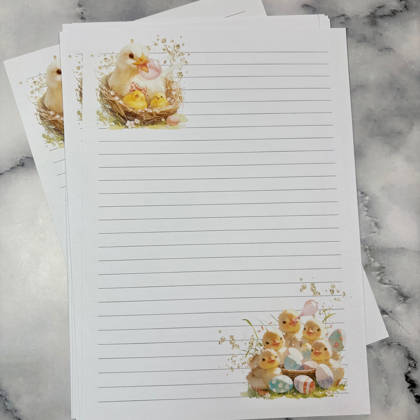 Spring Writing Paper Sets