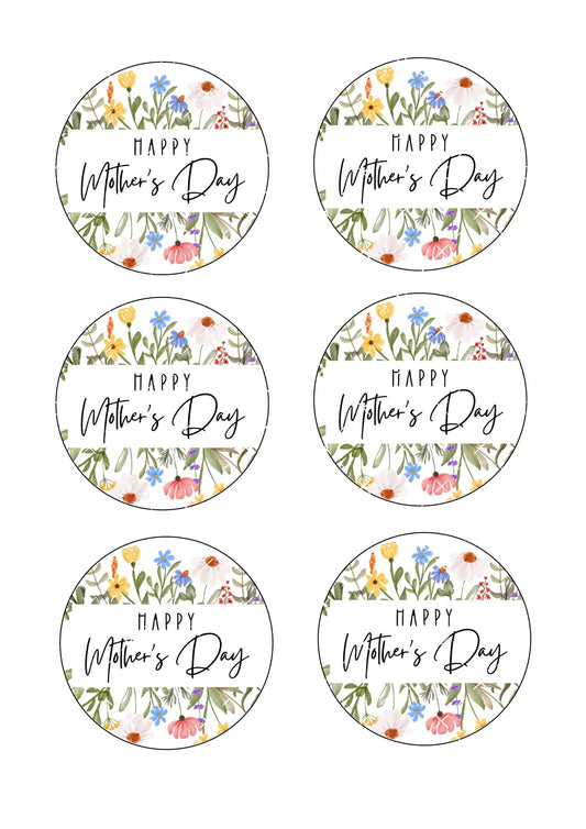 Mother's Day Icing Sheet Cookie Toppers #12