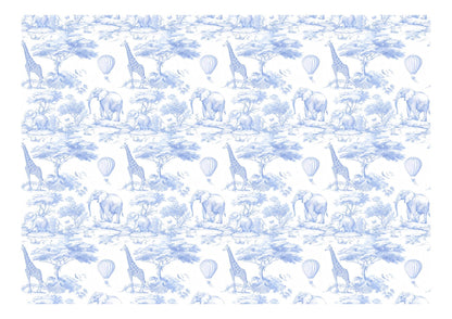 Safari Hot Air Balloon Icing Sheet Wrap