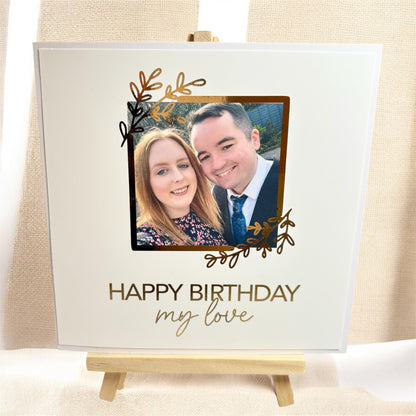 Foliage Photo Foil Card