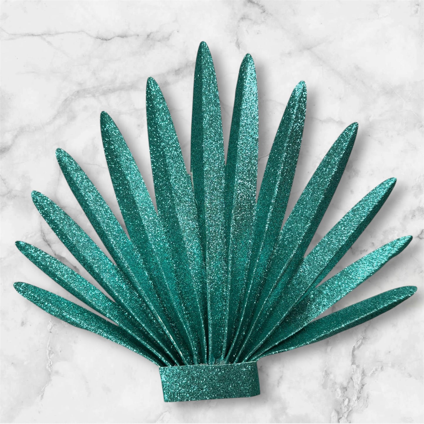 Sun Palm Spear Card Cake Topper