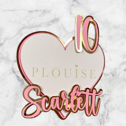 P Louise Personalised Cake Topper