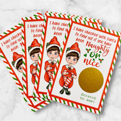 Elf Scratch Cards - Nice List