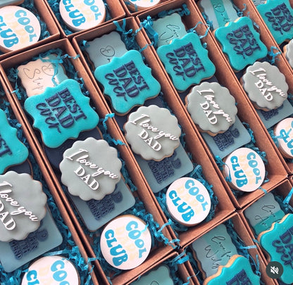 Cool Dads Club Icing Sheet Cupcake Toppers
