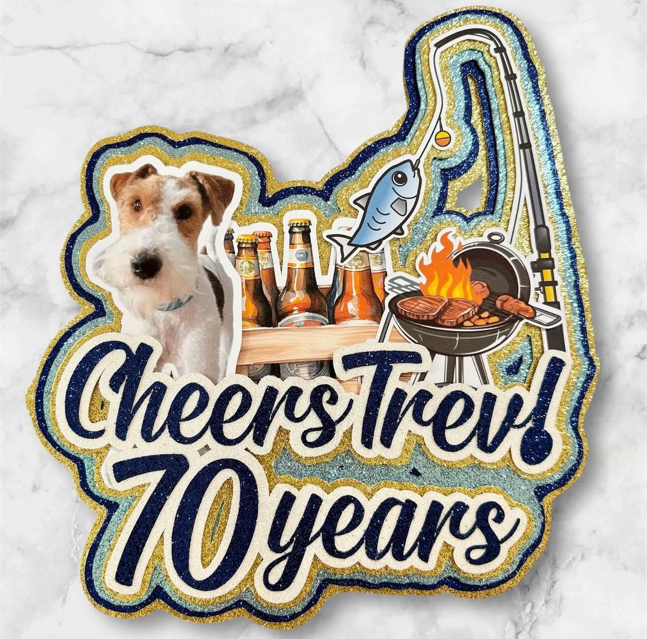 Favourite Things Card Cake Topper